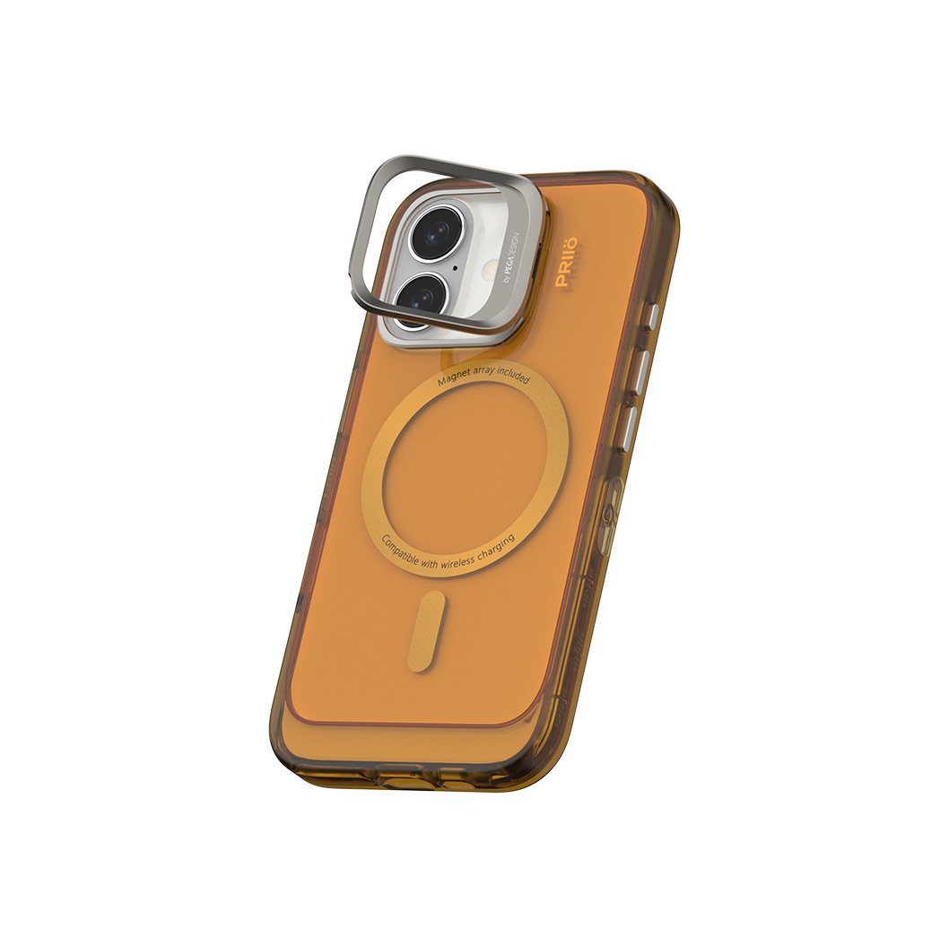 PRIIO iPhone16Plus EchoCase系列透明手機殼暖棕Brown