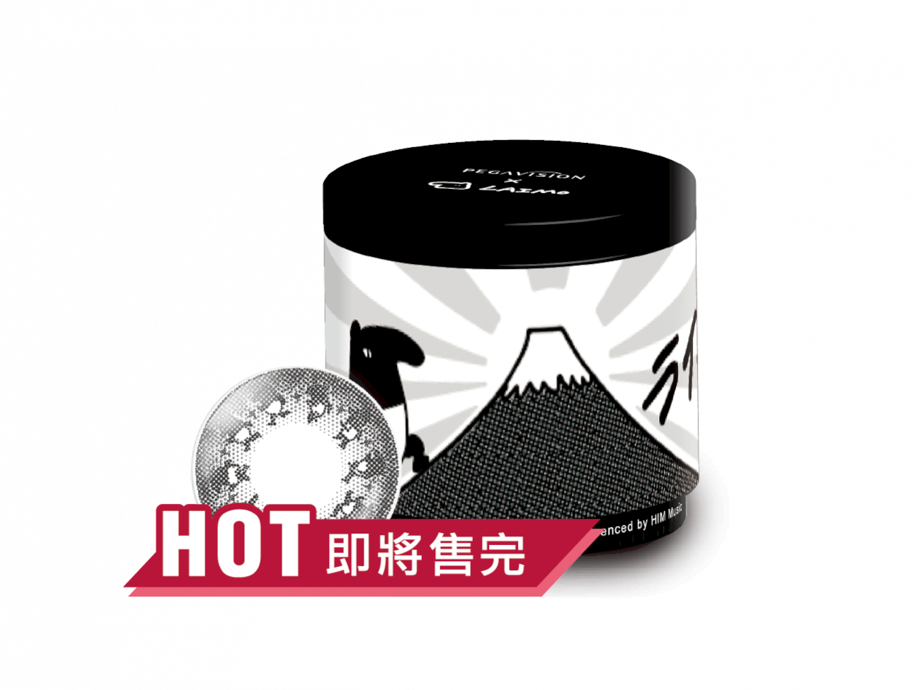 彩色日拋跑跑貘JP銀灰10片裝