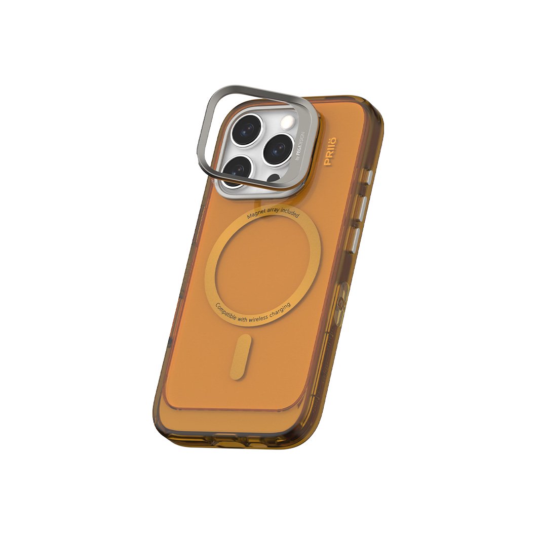 PRIIO iPhone16Pro EchoCase系列透明手機殼暖棕Brown